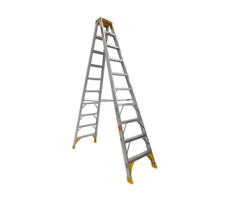 Gorilla Double Sided A-Frame Ladder 3.0M (10Ft)  Aluminium 180Kg Heavy Duty Industrial Sm010-Hd 1
