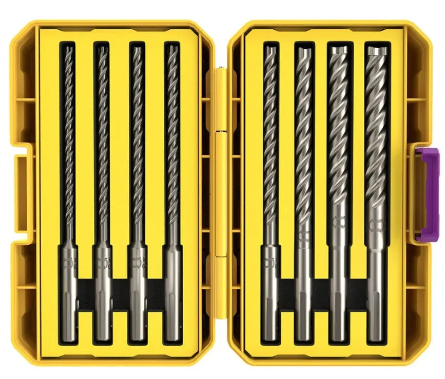 Alpha Reo Head 8 Piece Sds Plus Drill Set 5-14Mm X 165Mm Tuffbox Pro Sm8spztp 1