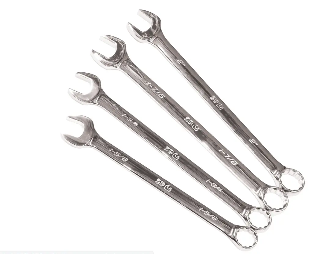 Sp Tools Combination Roe Spanner Set  Jumbo - Sae  4Pc Sp10070 1