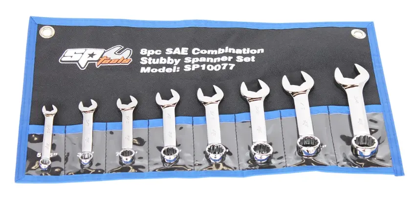 Sp Tools Combination Roe Spanner Set - Stubby Sae  8Pc Sp10077 1