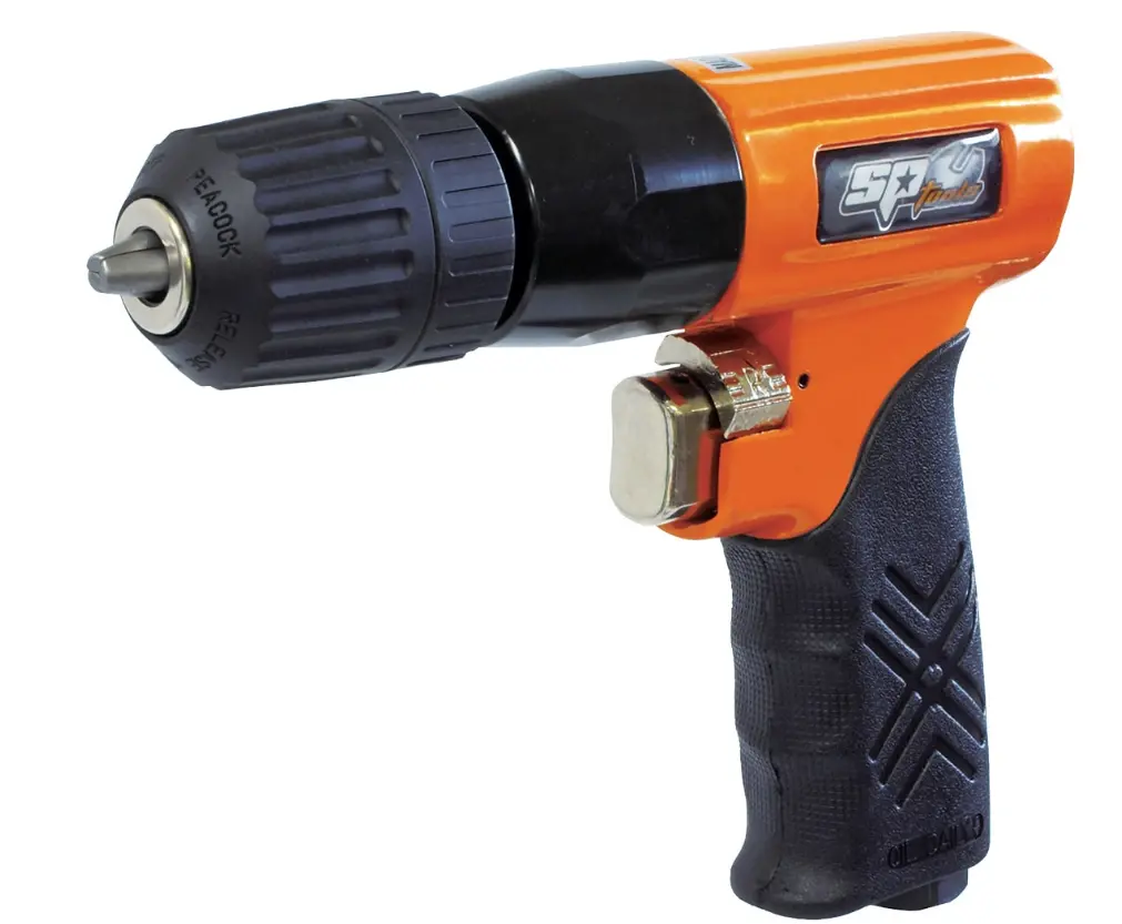 Sp Tools Drill - Pistol  Keyless Chuck  Reversible  3/8”Dr Sp-1529 1