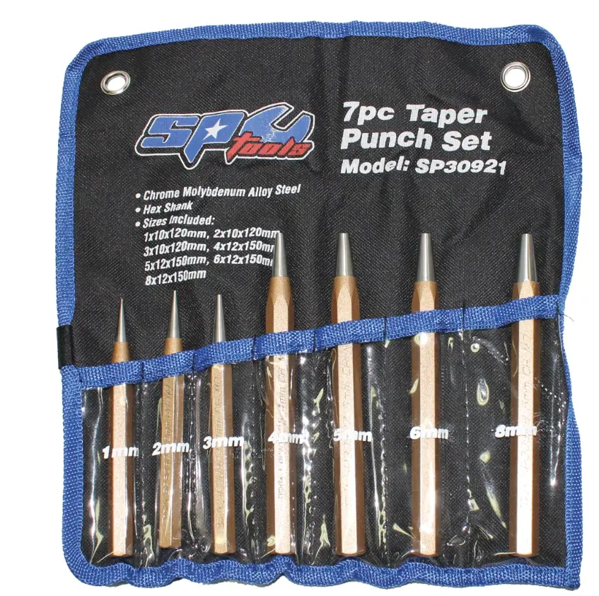 Sp Tools Punch Taper 7Pc Set Sp30921 1