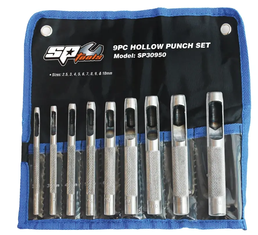 Sp Tools Hollow Punch Set 9Pc Sp30950 1