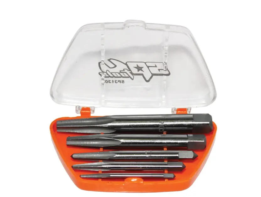Sp Tools Screw Extractor Set Spiral Type 5Pc Sp31302 1