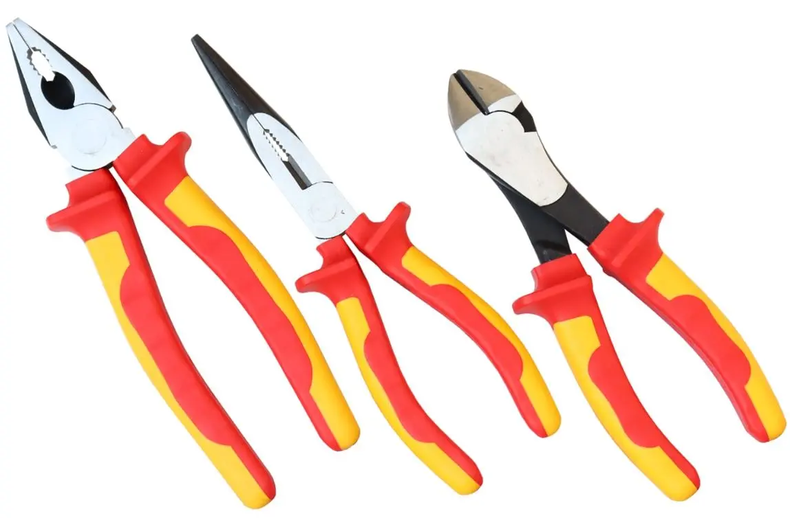 Sp Tools Plier/Cutter Set Vde Insulated 3Pc Sp32909 1