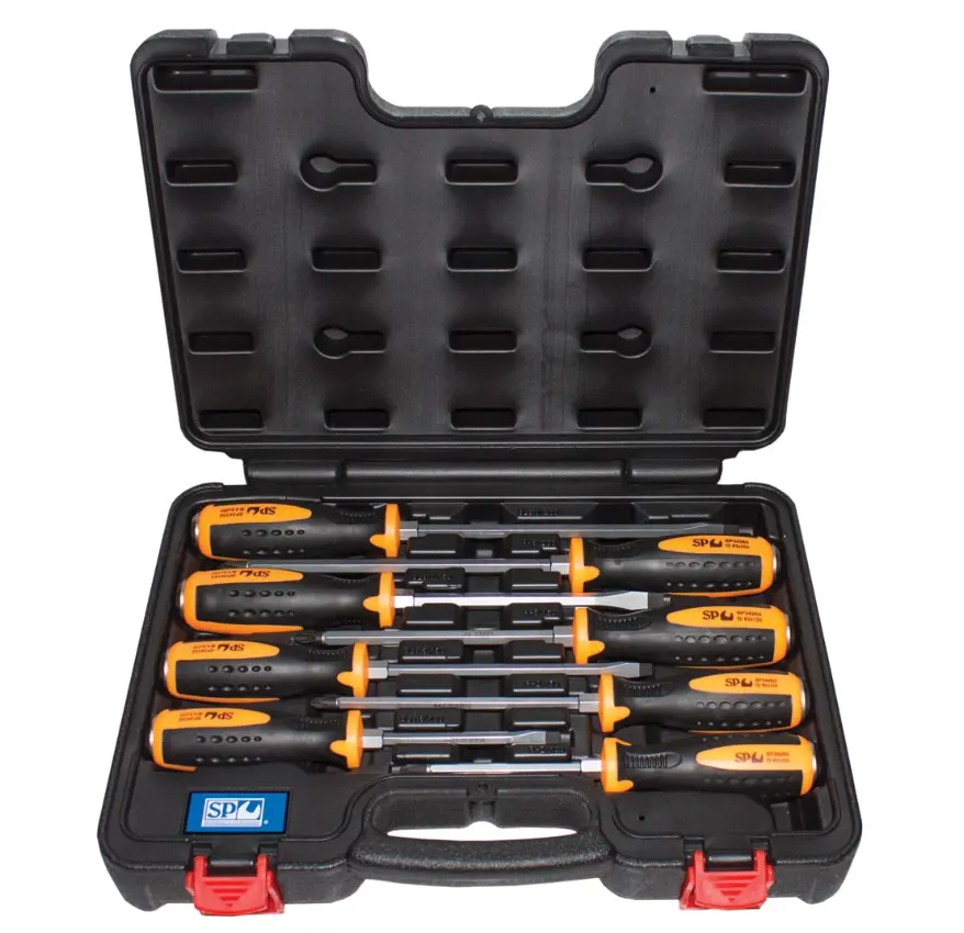 Sp Tools Go Thru Screwdriver Set 8Pc Sp34020 1