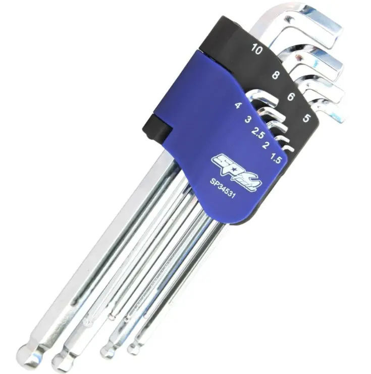 Sp Tools 9Pc Metric Stubby Ball Drive Hex Key Set Sp34531 1