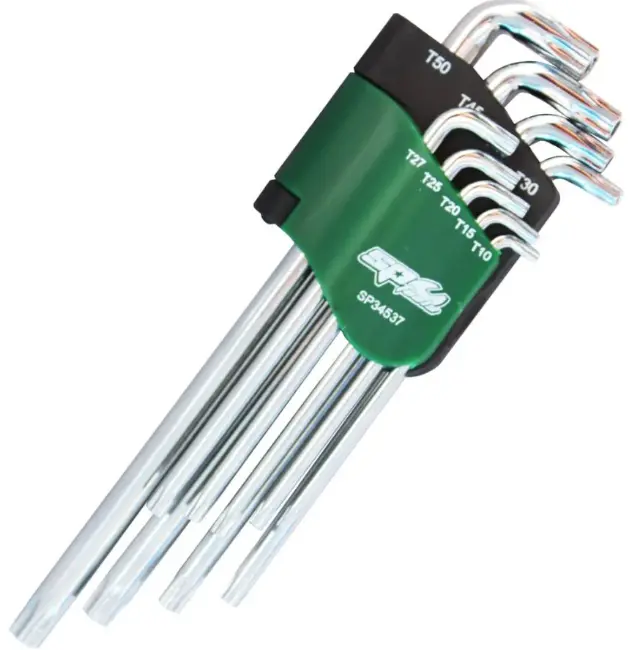 Sp Tools 9Pc Torx Stubby Drive Key Set Sp34537 1