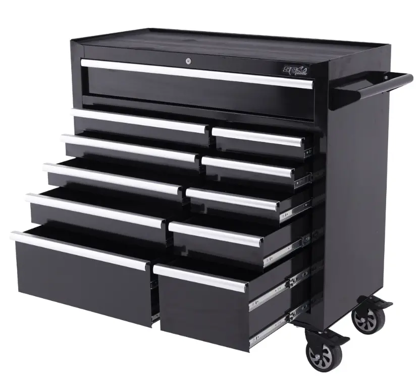 Sp Tools Custom Series Roller Cabinet - 11 Drawer – Black Sp40106 1