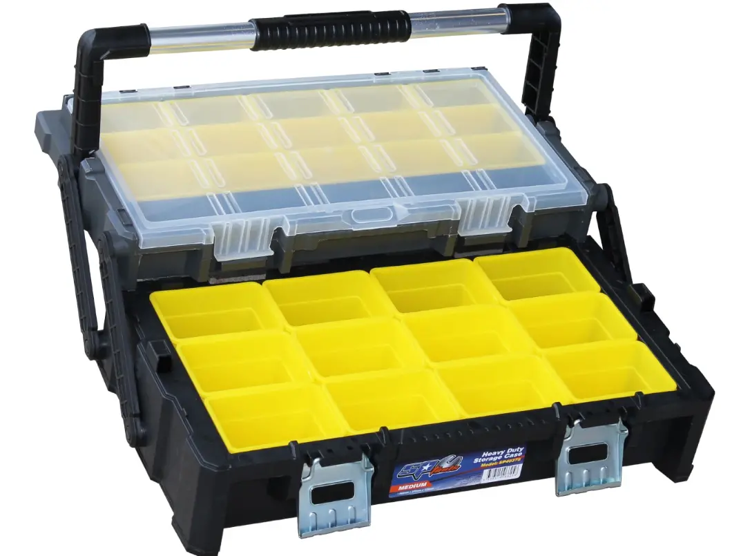 Sp Tools Parts Organiser Heavy Duty Medium Storage Case W Handle Sp40378 1