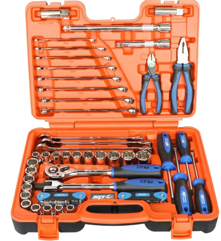 Sp Tools Tool Kit In X-Case - 1/2"Dr  60Pc Metric Sae  Sp51205 1