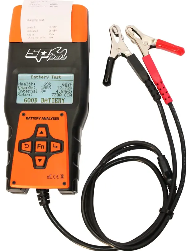 Sp Tools Premium Battery Analyser With Built-In Printer - 12V Sp61065 1