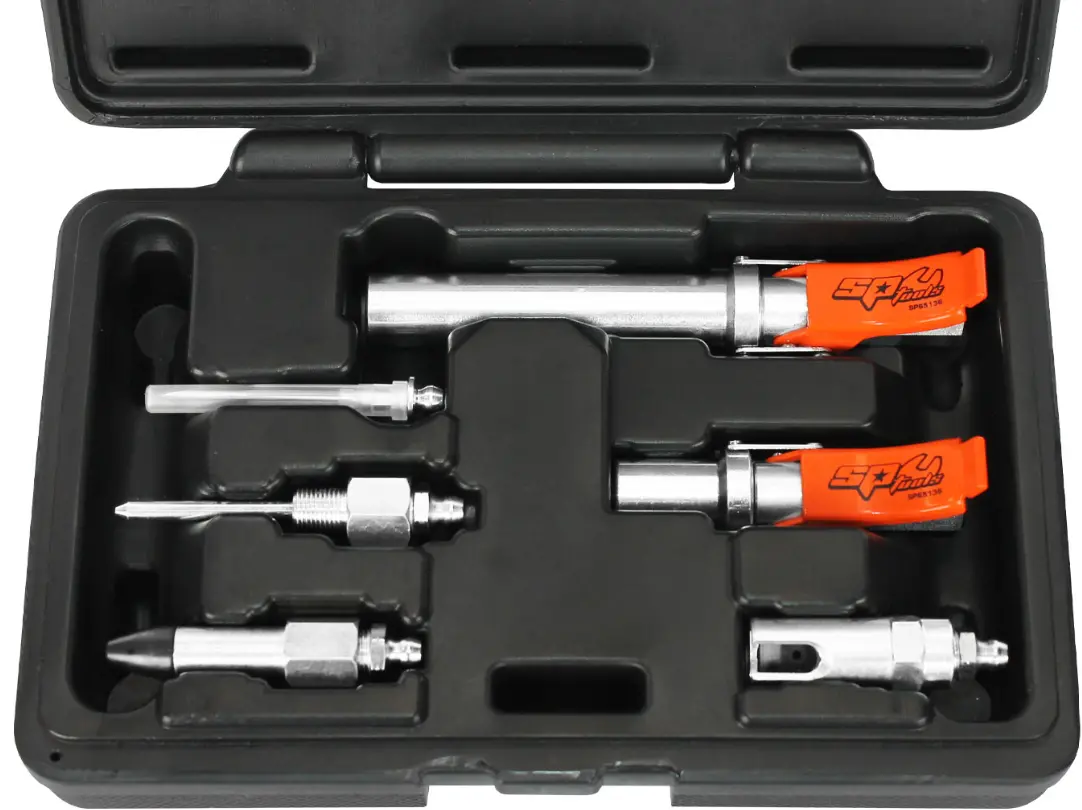 Sp Tools Grease Gun Quick-Release Coupler & Accessory Kit 6Pc Sp65140 1