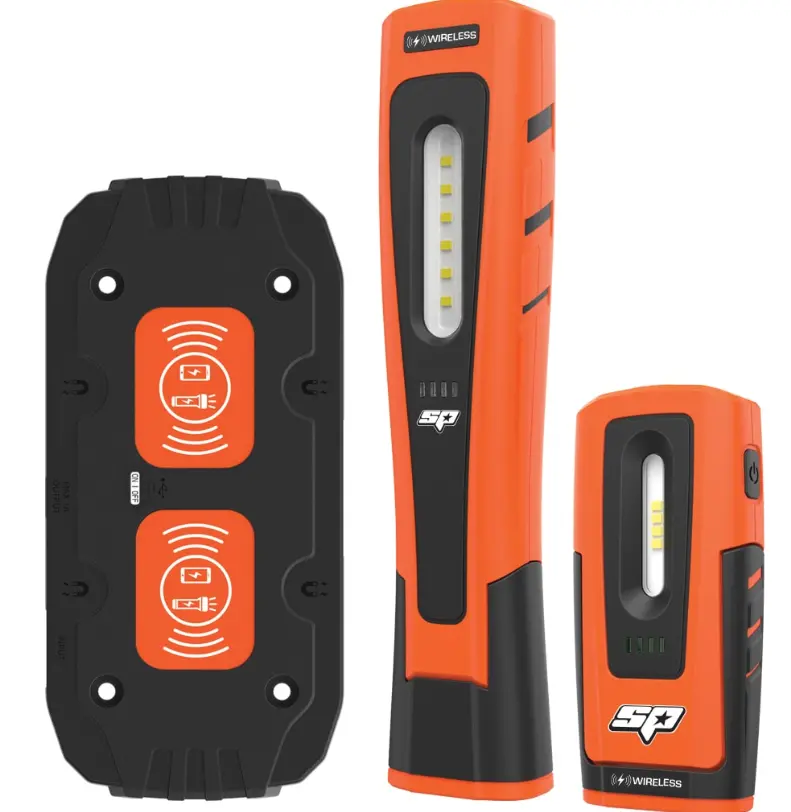Sp Tools Work Light/Flashlight - Smd Led - Wireless Charge - Twin Pack Sp81499 1