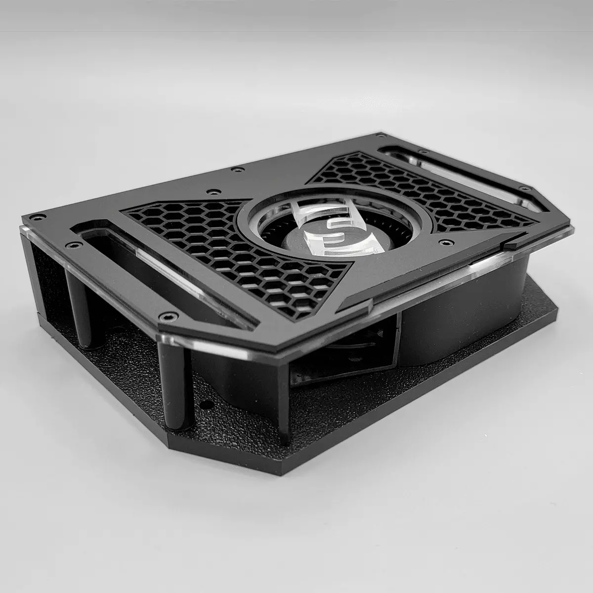 Sparked Innovations Fannie Jr. Single Motor Cooling Fan W/ White Led 1