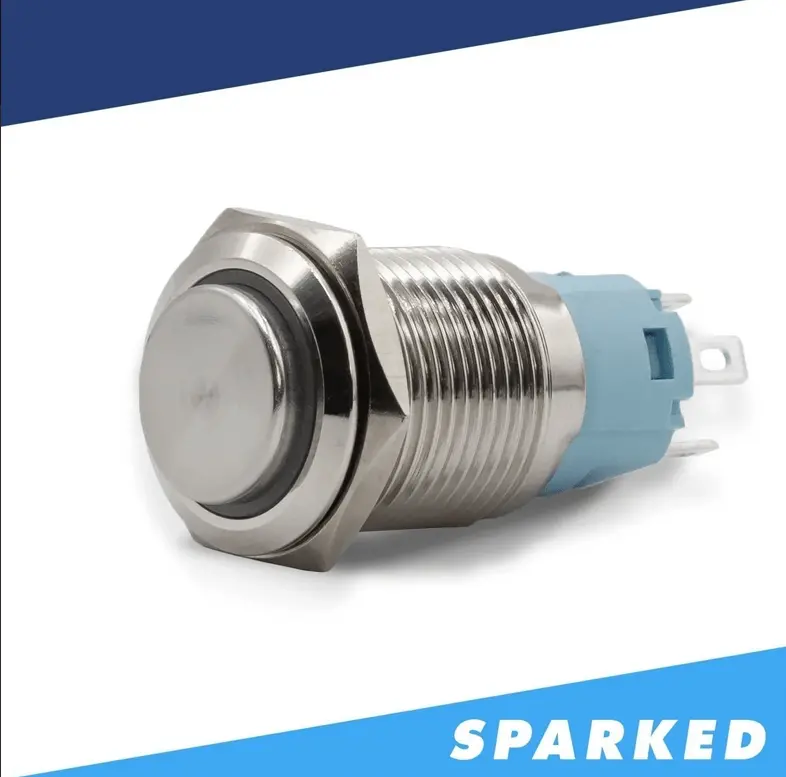 Sparked Innovations Latching Aluminum Push Button Switches 1