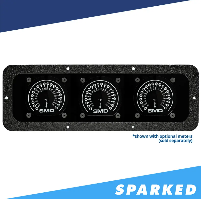 Sparked Innovations Single Din Switch Panel For 03-06 Tahoe- Smd Meter Panel 1
