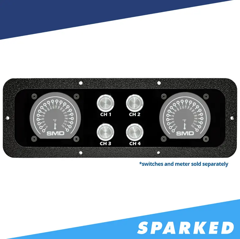 Sparked Innovations Tahoe Switch Panel -03-06 Dual Smd Voltmeter 1