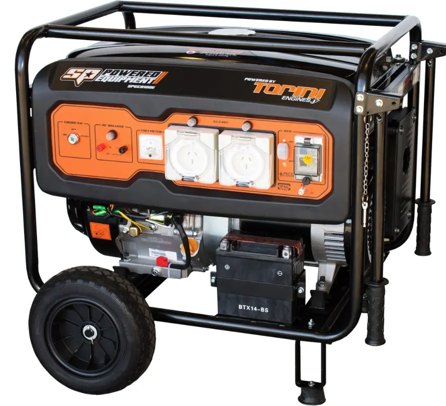 Sp Tools Construction Series Generator - 15Hp 8.1Kva Torini Engine Spgc8100e 1