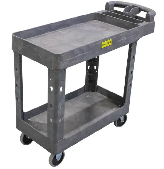 250Kg 2 Shelf Stock Picker Trolley 1050X625x880mm Spr004 1