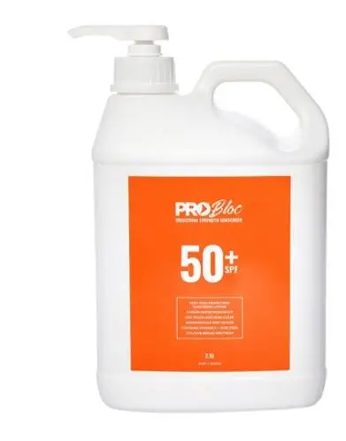 Probloc Spf 50 + Sunscreen 2.5L Pump Bottle Ss25-50 1