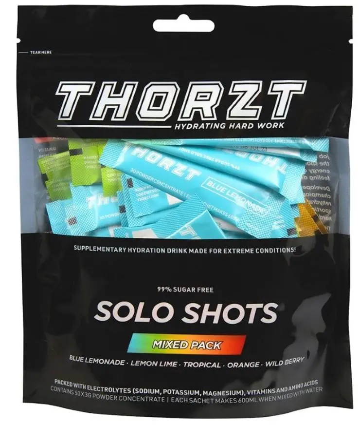Thorzt 99% Sugar Free Solo Shots  Mixed Flavours 50 X 3G  Sssfmix 1