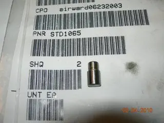 Dowel, Crankshaft - Stepped - .310" To .251" 1