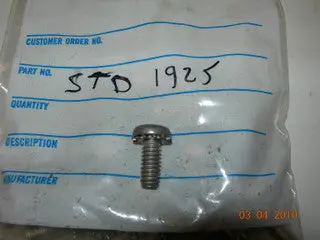 Screw, Pan Head - Slot - 1/4-20 - 5/8" Ol - With External Star Washer - Rocker Cover 1