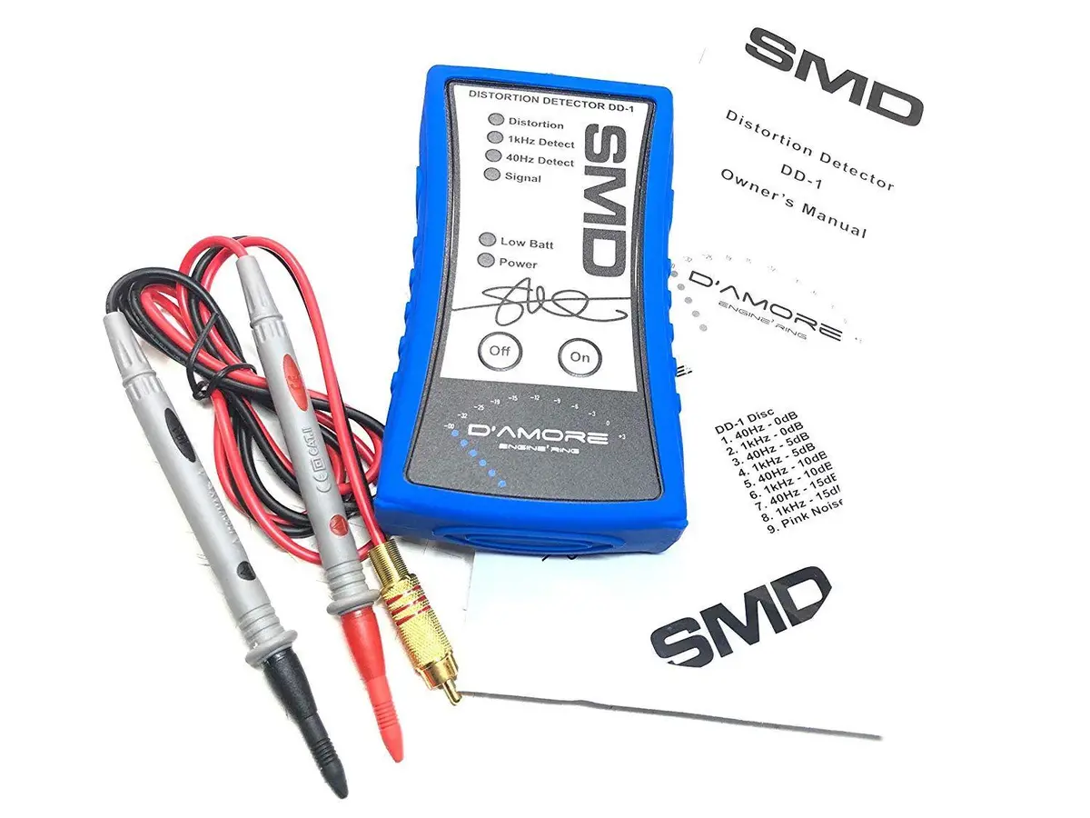 Steve Meade Smd Dd-1 Car Audio Amplifier Signal Distortion Detector+Test Tone Cd 1
