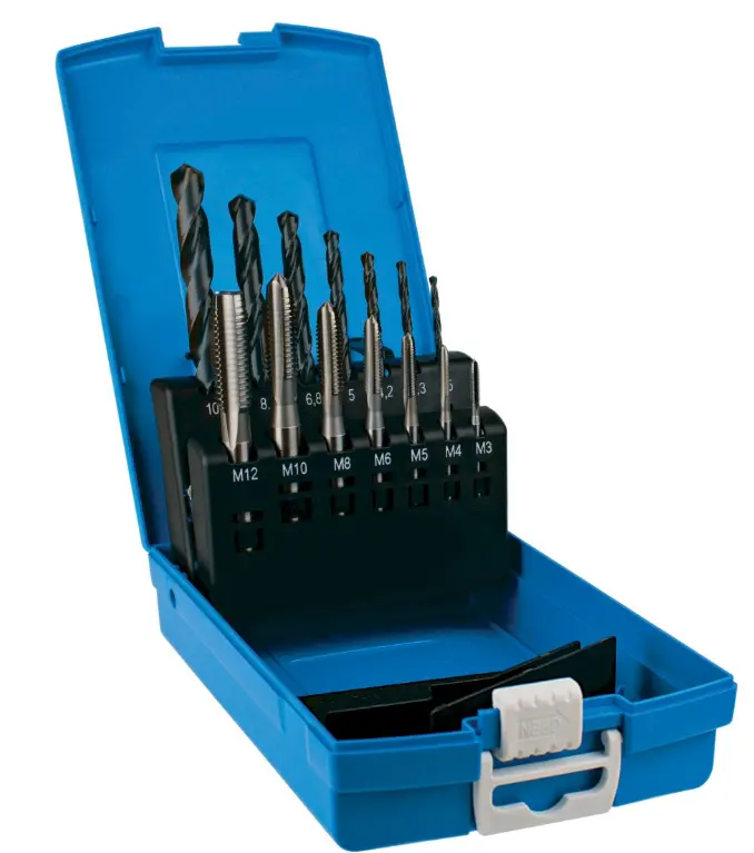 Sutton Straight Flute Tap & Drill Set Tap T385 Metric 14 Pce T3850014 1