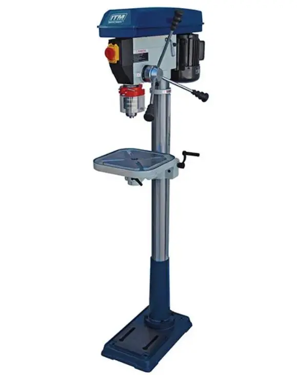 Itm Pedestal Floor Drill Press, 3Mt, 20Mm Cap, 12 Speed, 360Mm Swing, 750W 240V Td1420f 1