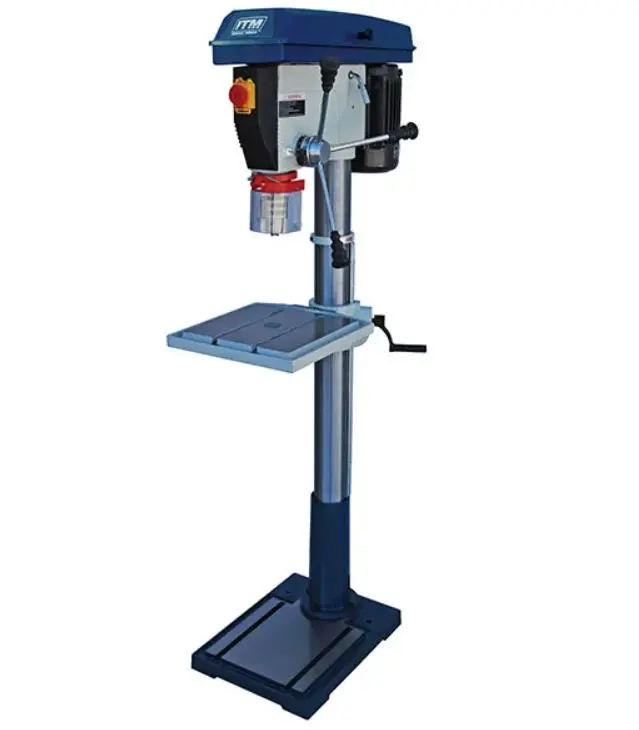 Itm Pedestal Floor Drill Press, 3Mt, 25Mm Cap, 12 Speed, 450Mm Swing, 1500W 240V Td1825f 1