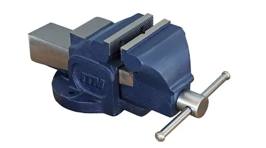 Itm Professional Mechanics Bench Vice, Cast Iron, 125Mm Tm100-125 1