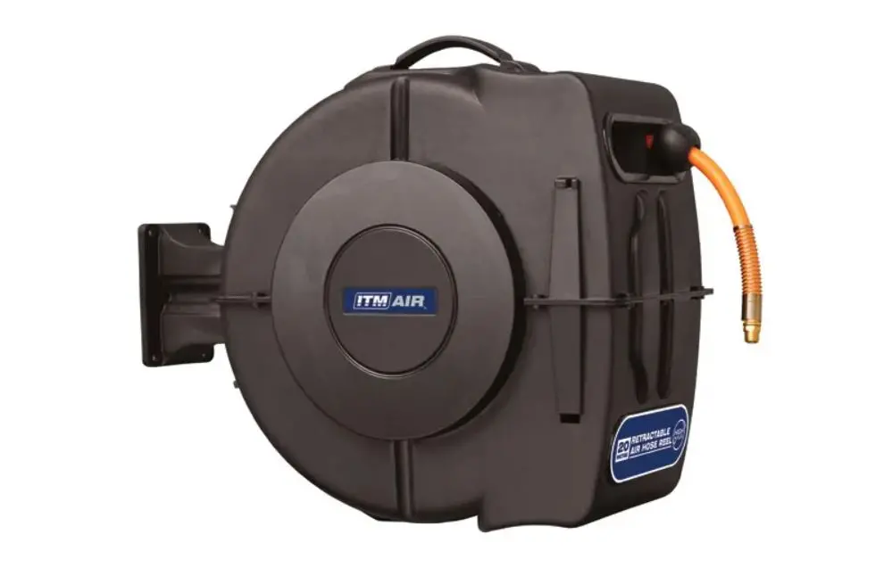 Itm Retractable Air Hose Reel, 10Mm X 20M Hybrid Polymer Air Hose With 1/4" Bsp Male Fittings Tm300-020 1