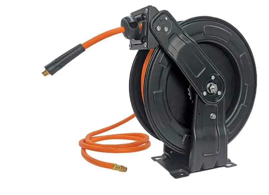 Itm Steel Retractable Air Hose Reel, 10Mm X 20M Hybrid Polymer Air Hose With 1/4" Bsp Male Fittings Tm300-022 1