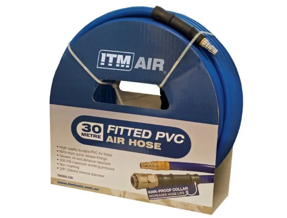 Itm Pvc Air Hose 10Mm X 30M  With Couplers Tm300-230 1