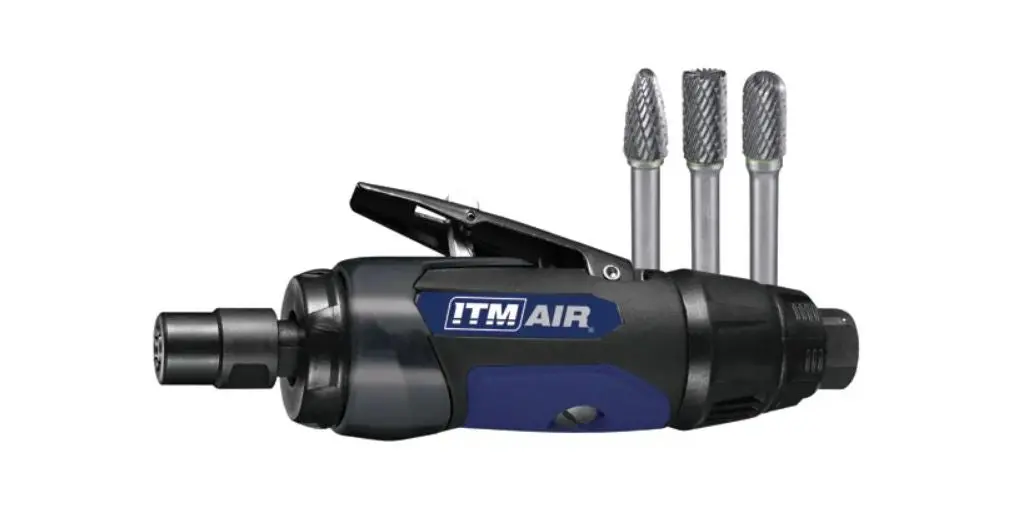 Itm Die Grinder Kit With 3 Carbide Burrs Tm340-312Kit3 1