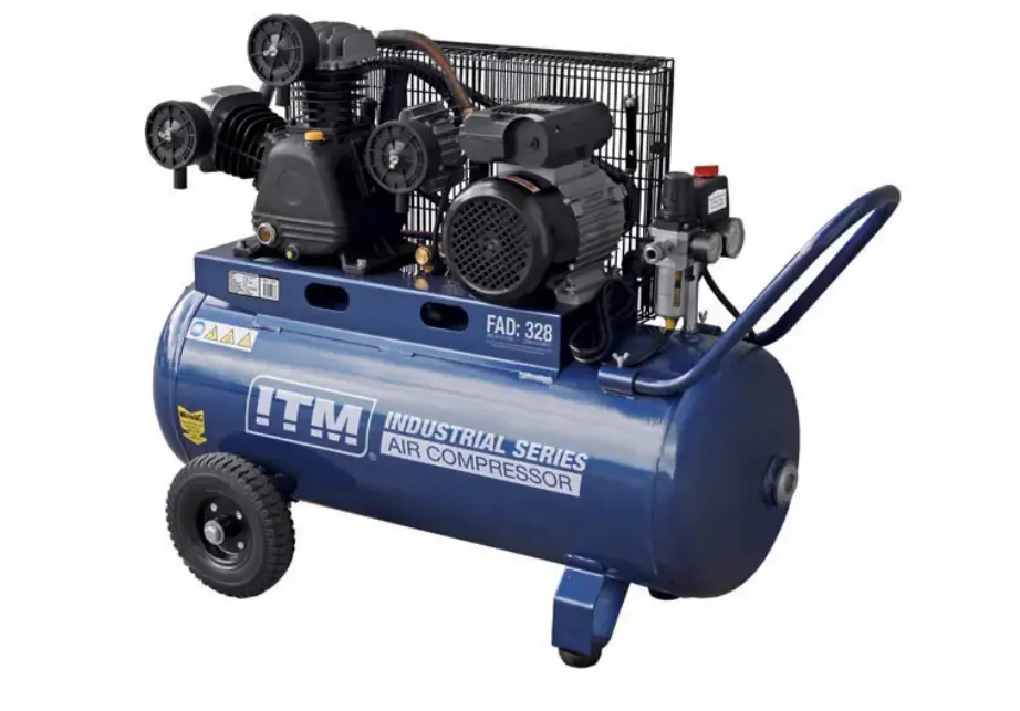 Itm Air Compressor, Belt Drive, 3.0Hp 90Ltr Fad 328L/Min Tm351-30090 1