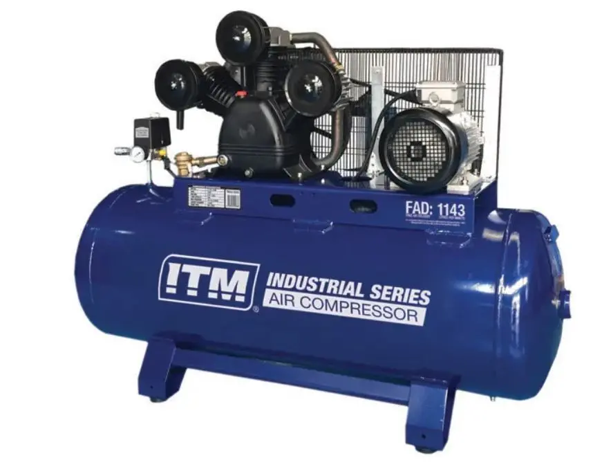 Itm Air Compressor, Belt Drive Stationary 3 Phase, 10 Hp 270Ltr Fad 1143 L/Min Tm353-10270 1