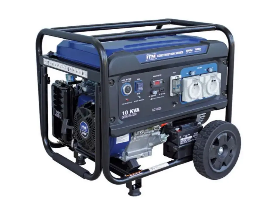 Itm 10Kva Generator Petrol Construction, 8000 Watt Peak Electric Start W/Remote Tm520-8000 1