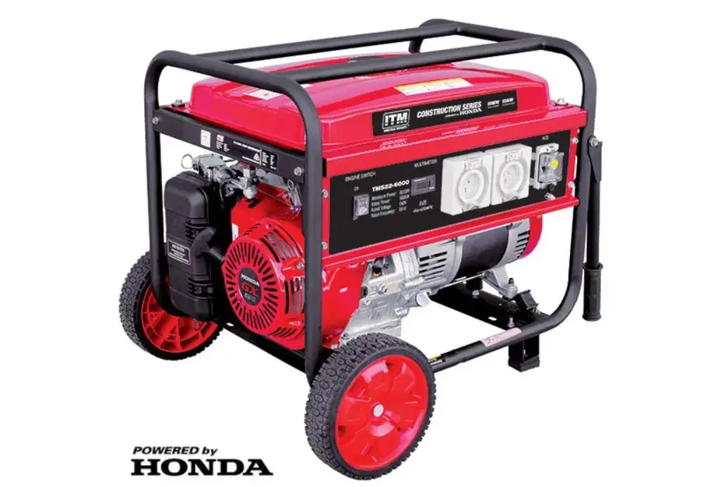 Itm 7.5 Kva Generator Petrol 6000 Watt Peak With Honda Gx390 Engine Tm522-6000 1