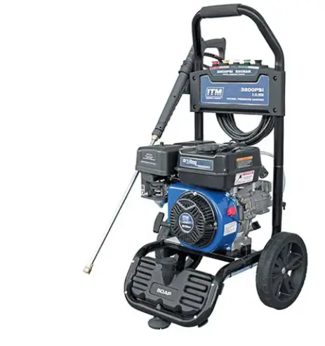 Itm Petrol Pressure Washer 3200Psi 9.5L/Min Tm540-3200 1