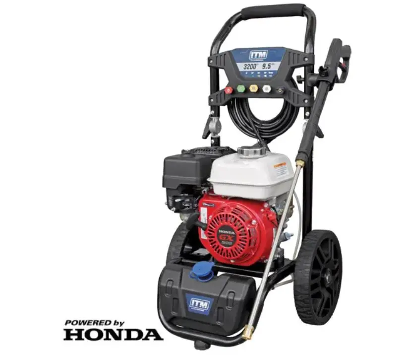 Itm Petrol Pressure Washer Gx200 Honda Engine 3200Psi 9.5L/Min Tm542-3200 1