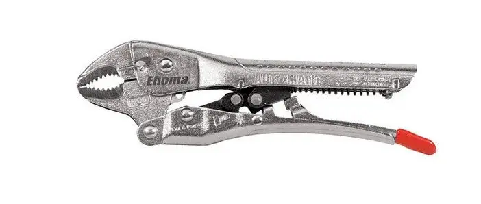 Ehoma Automatic Locking Plier, Curved Jaw, 125Mm Tm605-200 1