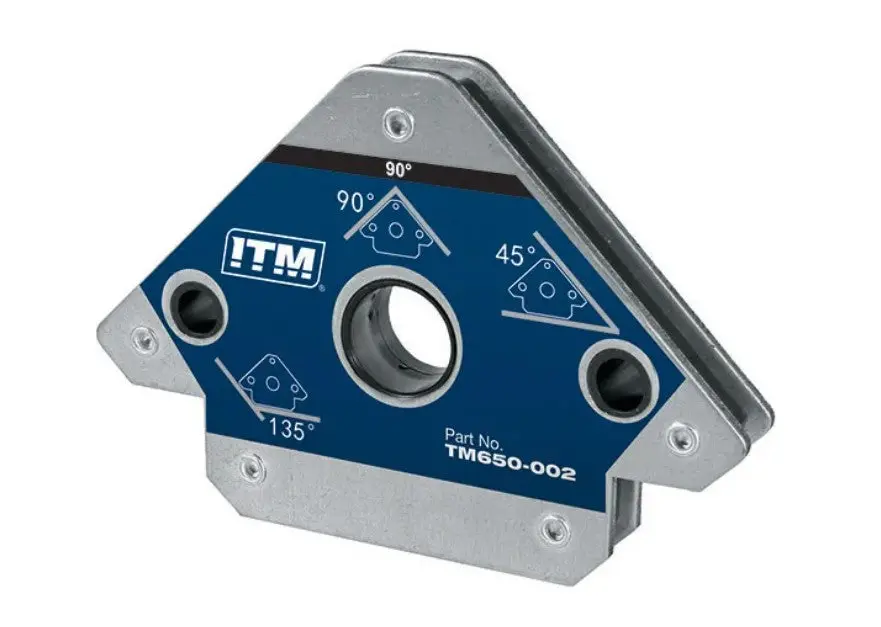 Itm Multi-Angle Welding Magnet, 25Kgs Force, 90Mm, 45°,90° & 135° Tm650-002 1