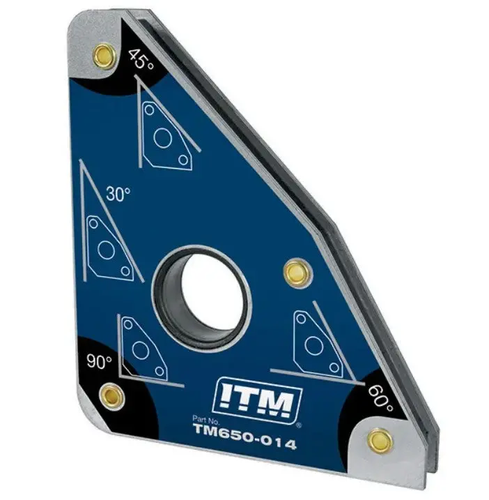Itm Multi-Angle Welding Magnet, 55Kgs Force, 150Mm, 30°,45°,60°,90° &165°, Powerful Ndfeb Magnet Tm650-014 1