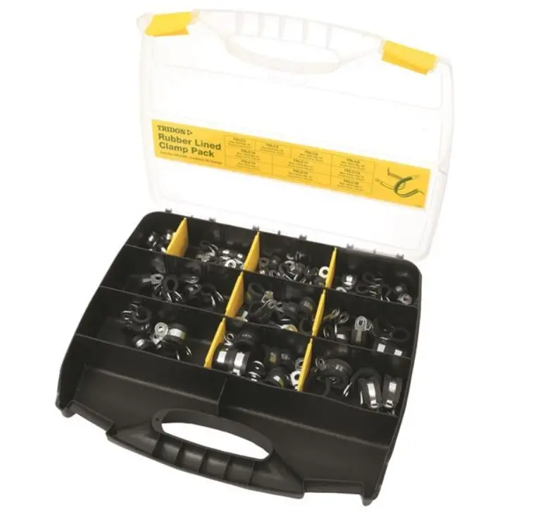 Tridon Rubber Lined Clamp Kit 90 Clamps Trlc90k 1
