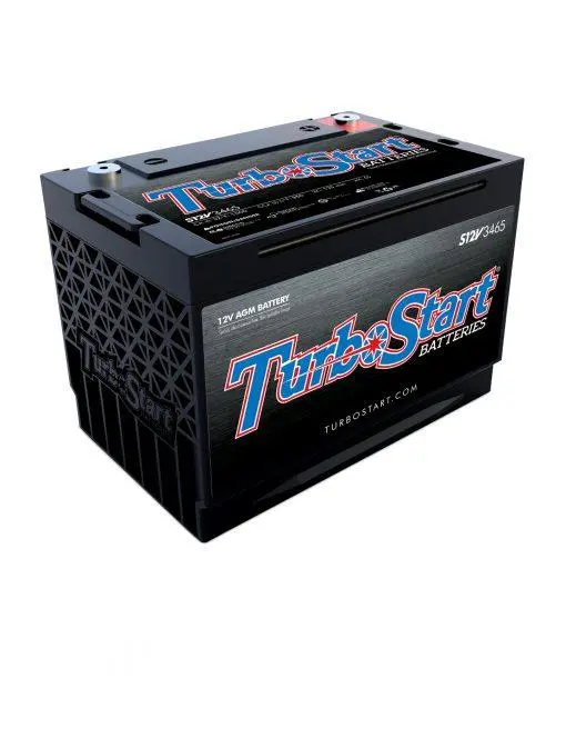 Turbostart S12v3465 12 Volt Race/Street/Off Road Battery 1000Ca 850 Cca 135 Rc 1