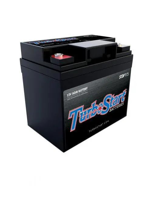 Turbostart S12v975 12 Volt Race/Street Battery 525 Ca 440 Cca 50 Rc 1