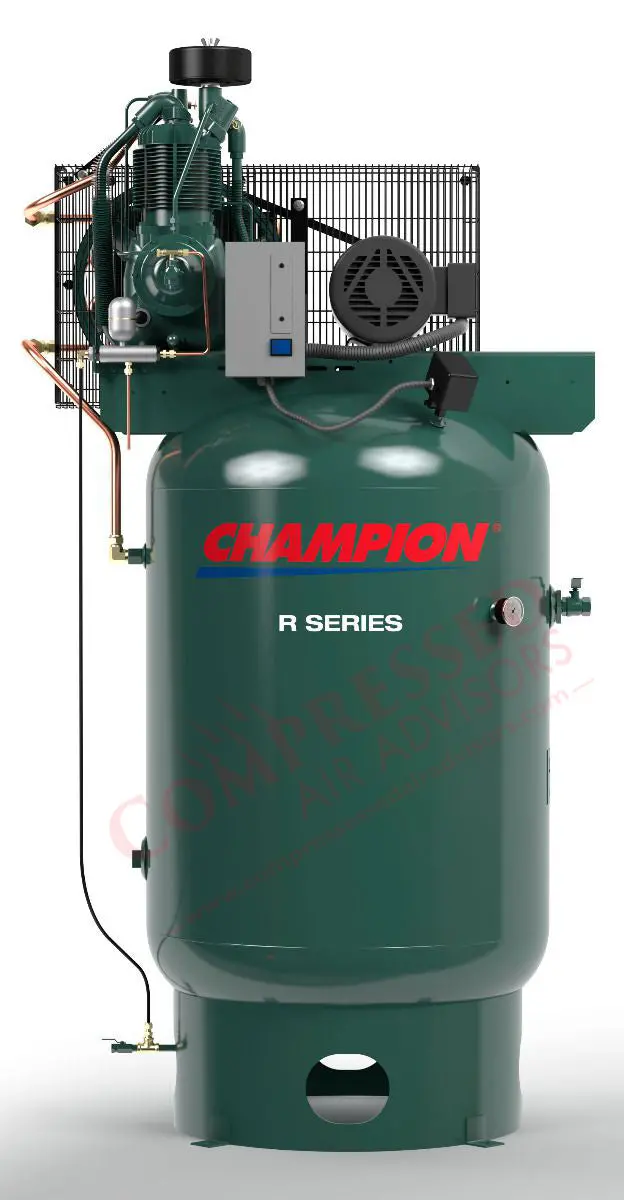 Champion Vr7f-12 – 7.5 Hp R-15 Two-Stage Reciprocating Air Compressor | 120-Gallon Vertical Tank 1